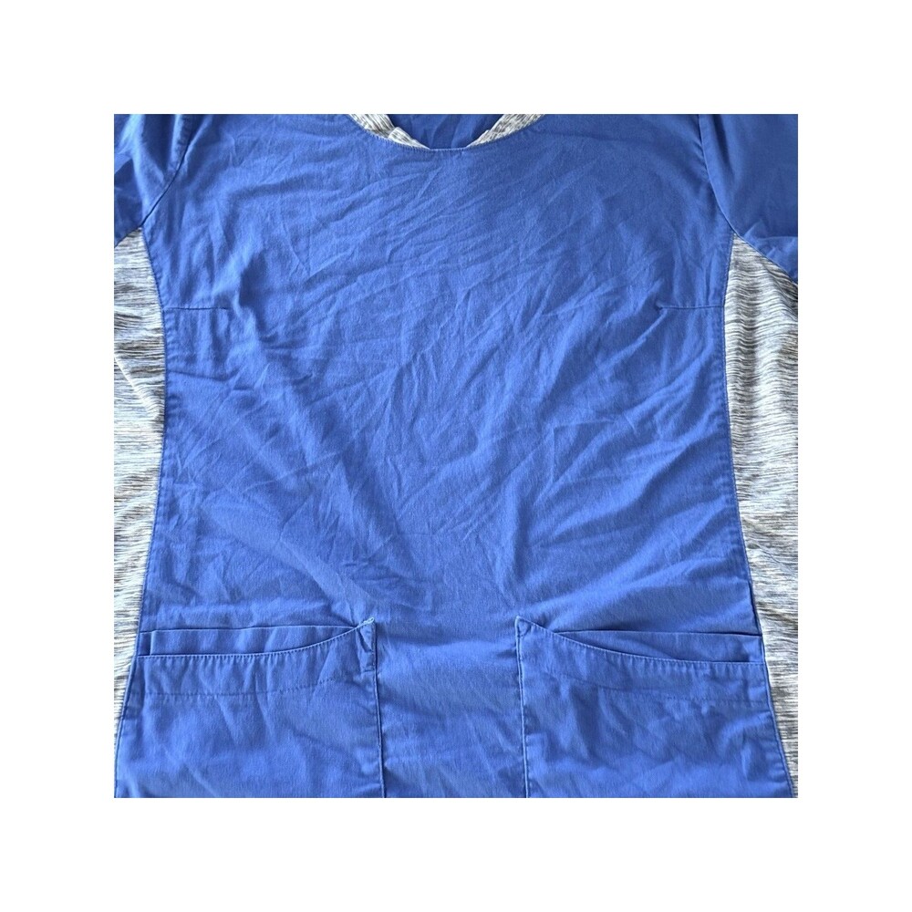 Scrub Top Buttersoft Blue L